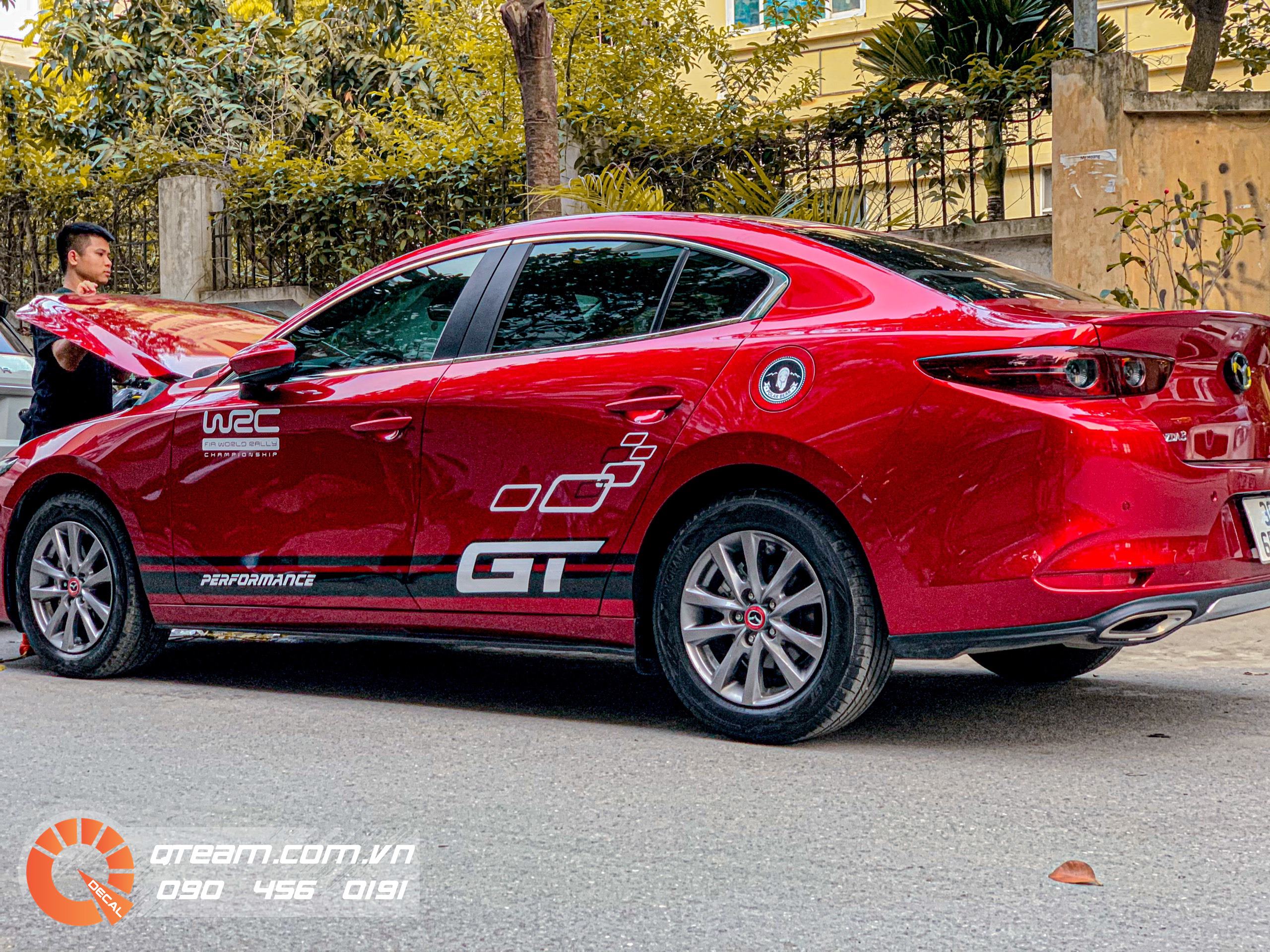 Tem sườn Mazda 3 thiết kế theo yêu cầu