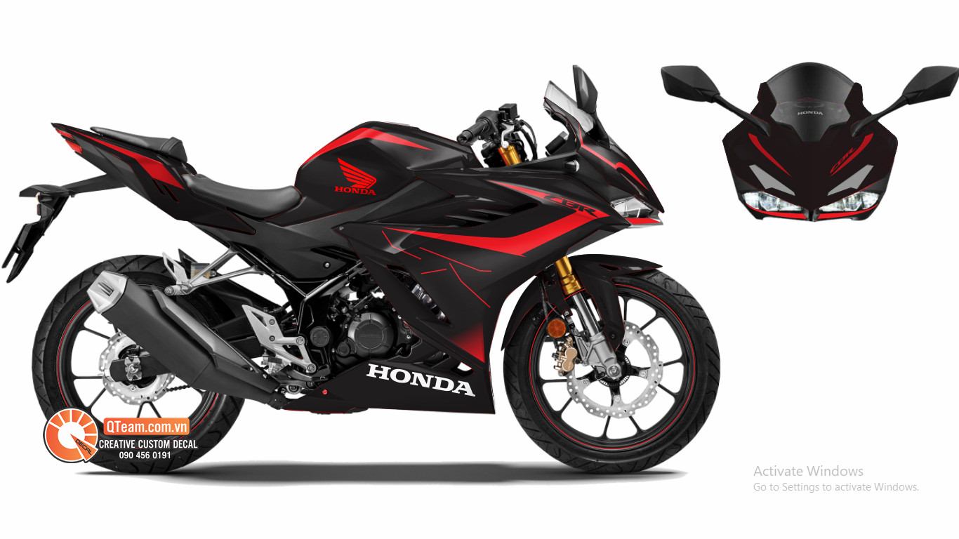 Tem Cbr150r candy cao cấp